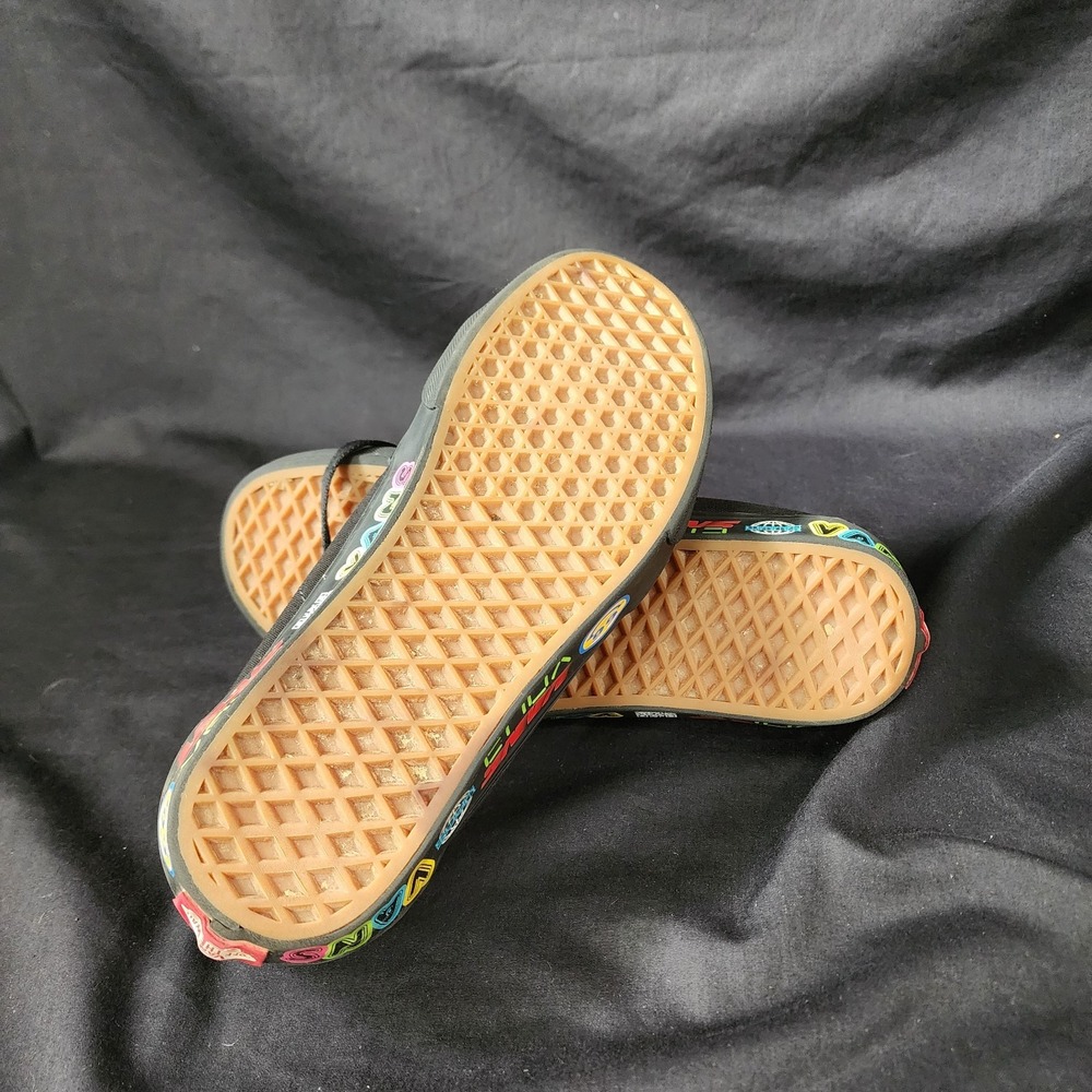Vans Sk8-Low Disruptive Black‎ Suede Skate Shoes Sneakers Mens 8.5 Womens 10... - Picture 6 of 7